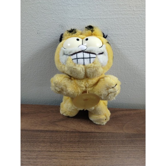 Vintage Garfield Car Window Plush 8" Stuffed Animal (mt) - Picture 1 of 4